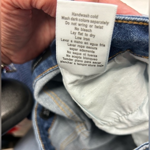 Judy Blue Distressed Skinny Fit Jeans - Size 3/26 Patchwork Stretch - Picture 9 of 13